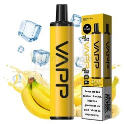 Mini narghilea VAPP Banana Ice (20 mg) 700 pufuri